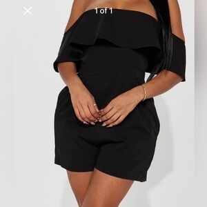 Black fashion Nova dress Romper